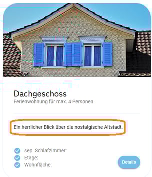 Unterkunft - Beschreibungstexte7
