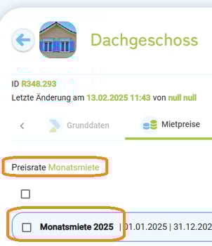 Unterkunft - Mietpreise - Preisraten5