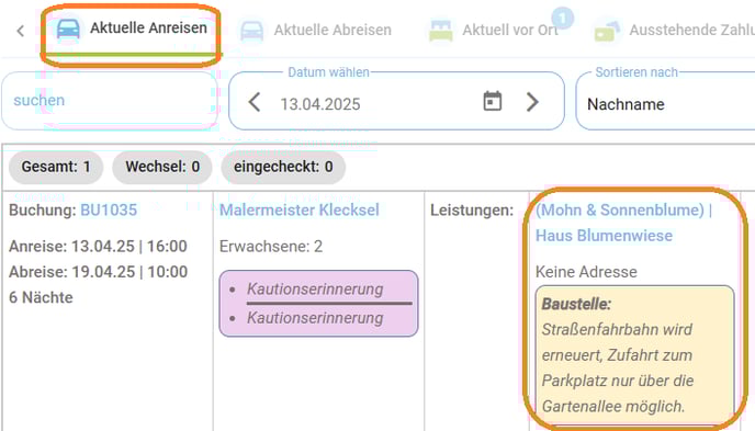 Unterkunft - Notizen5