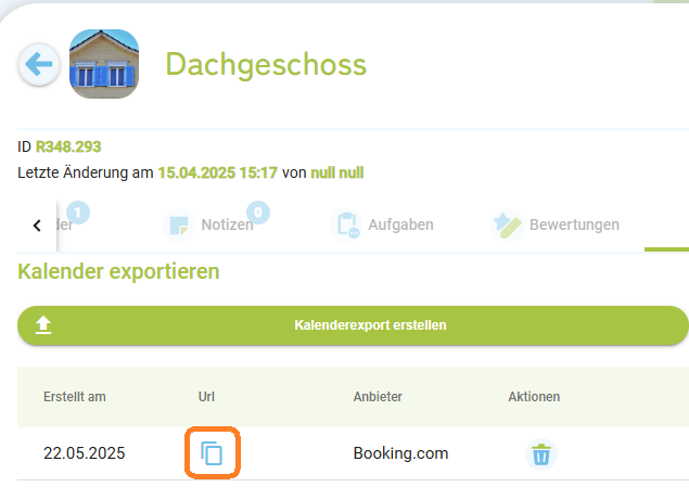Unterkunft - iCal Booking.com3