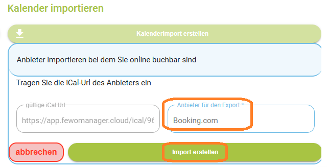 Unterkunft - iCal Booking.com4