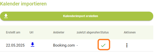 Unterkunft - iCal Booking.com5