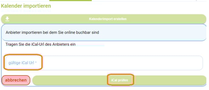Unterkunft - iCal Import erstellen2